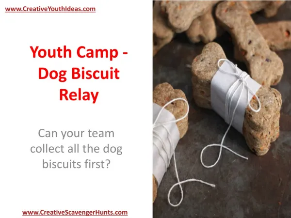Youth Camp - Dog Biscuit Relay