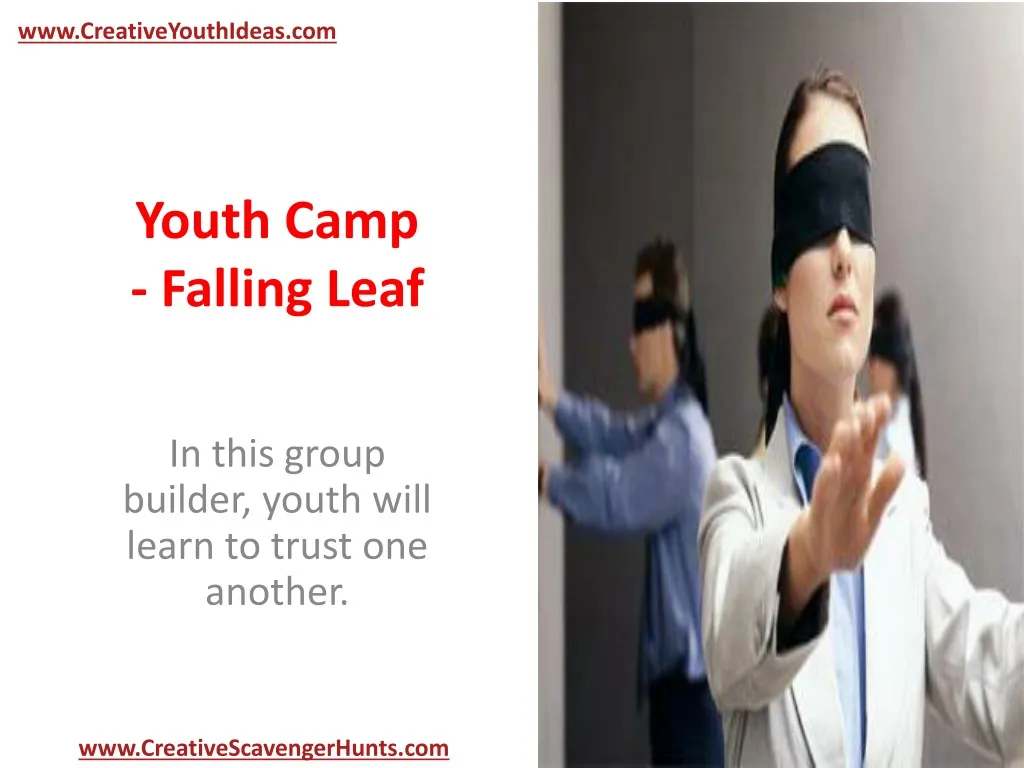 youth camp falling leaf