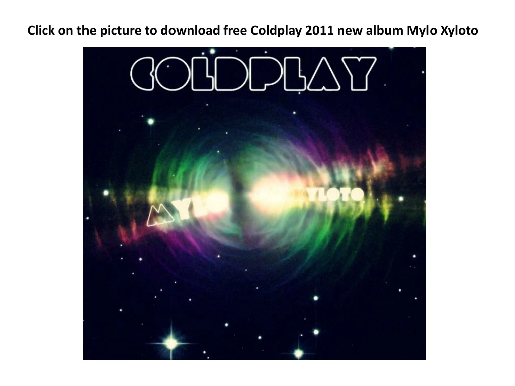 click on the picture to download free coldplay