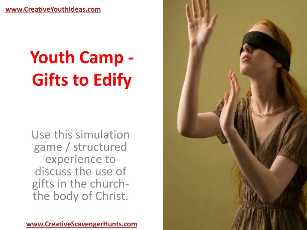 youth camp gifts to edify