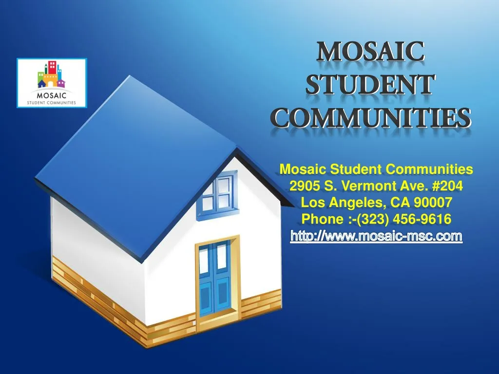 mosaic student communities