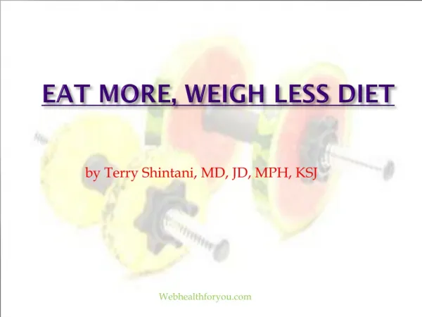 eat more weigh less diet