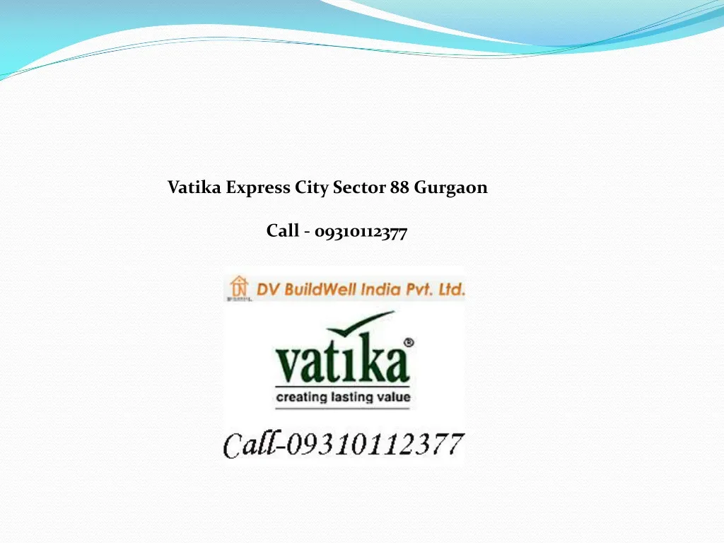 vatika express city sector 88 gurgaon call