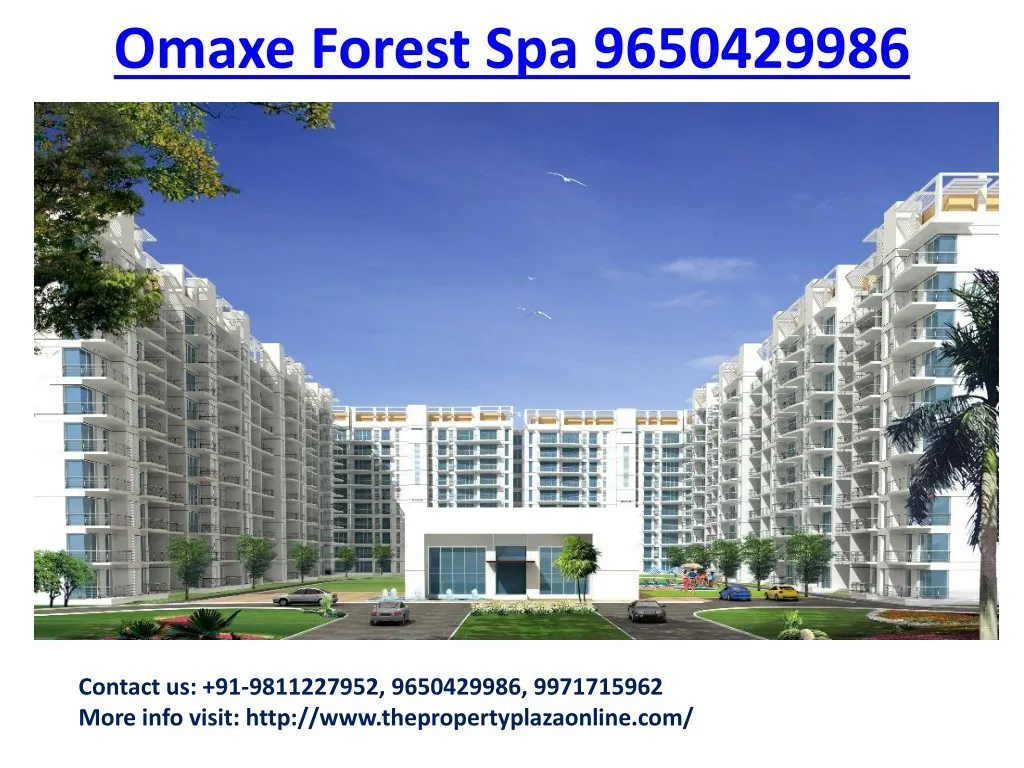 omaxe forest spa 9650429986