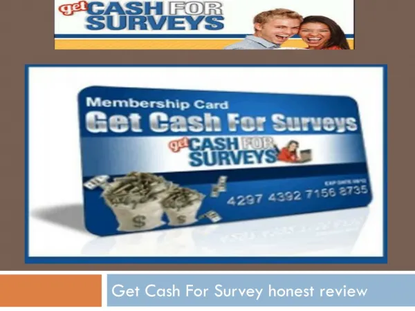 get cash for doing surveys get