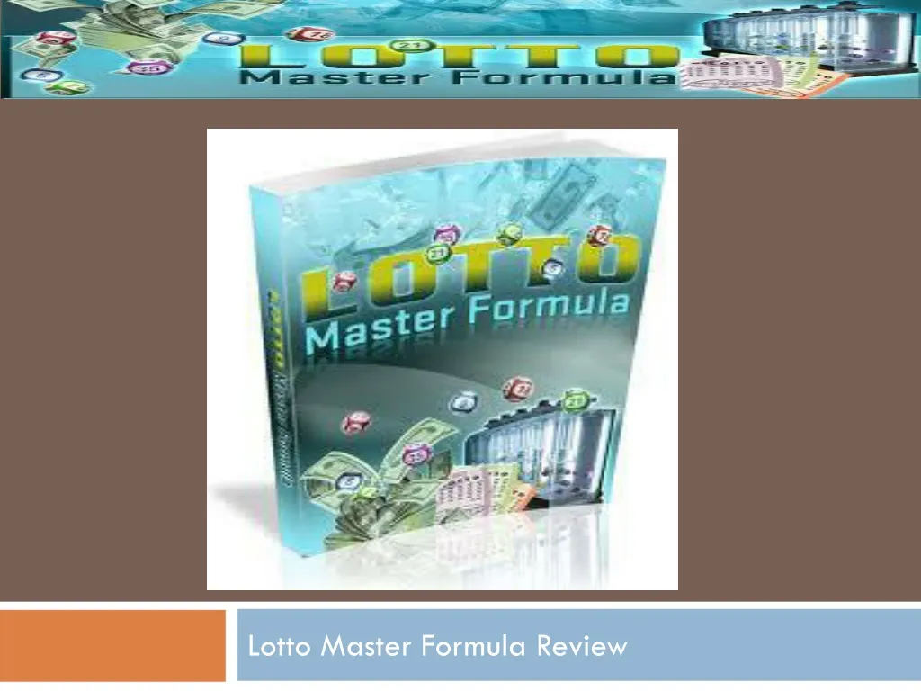 lotto master formula review
