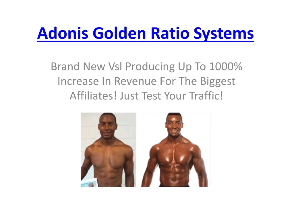 adonis golden ratio systems