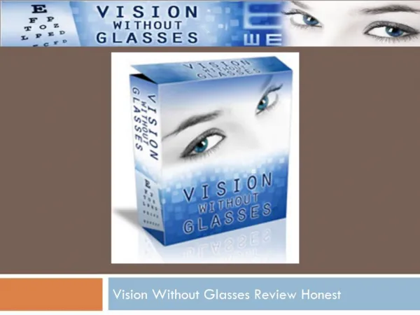 Vision Without Glasses Review Honest