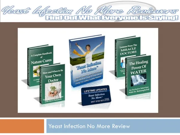 Yeast Infection No More Review