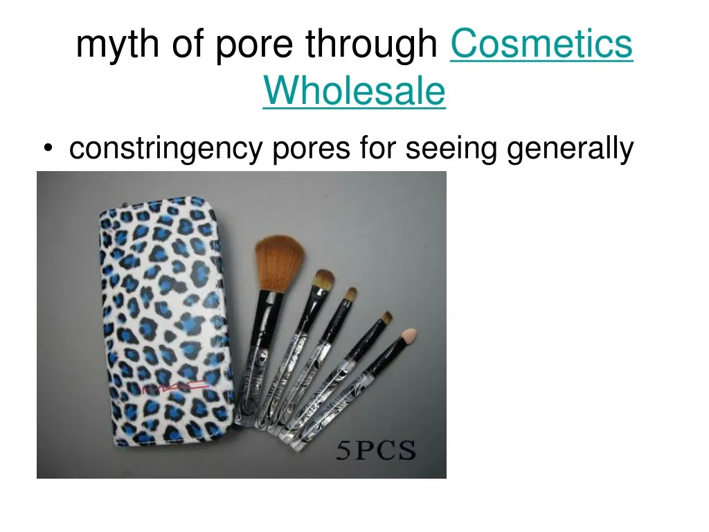myth of pore through cosmetics wholesale