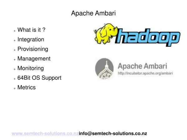 An introduction to Apache Ambari
