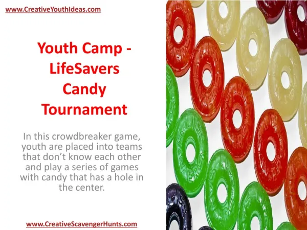 Youth Camp - LifeSavers Candy Tournament