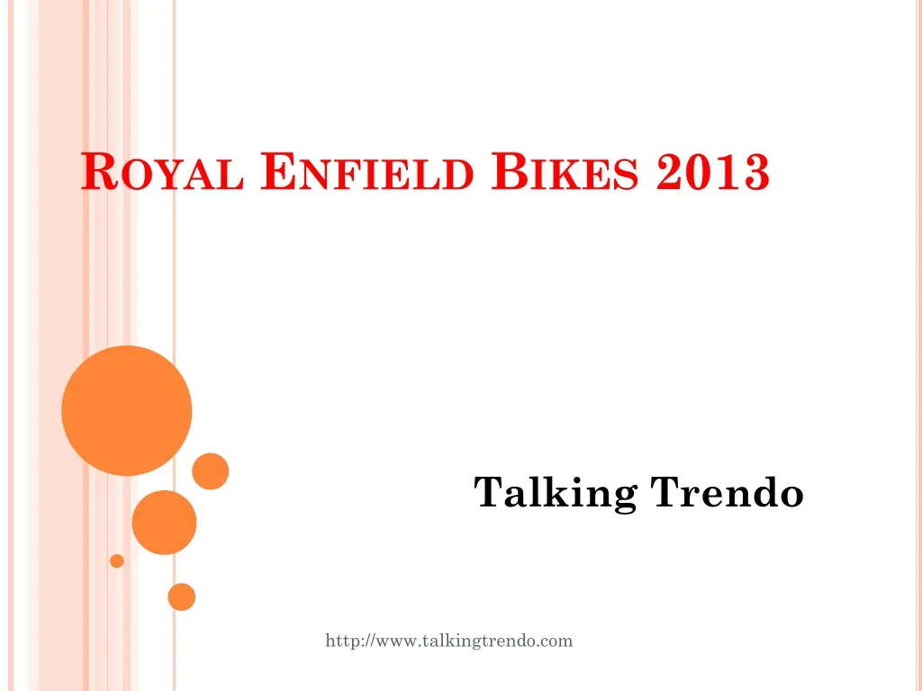 royal enfield bikes 2013