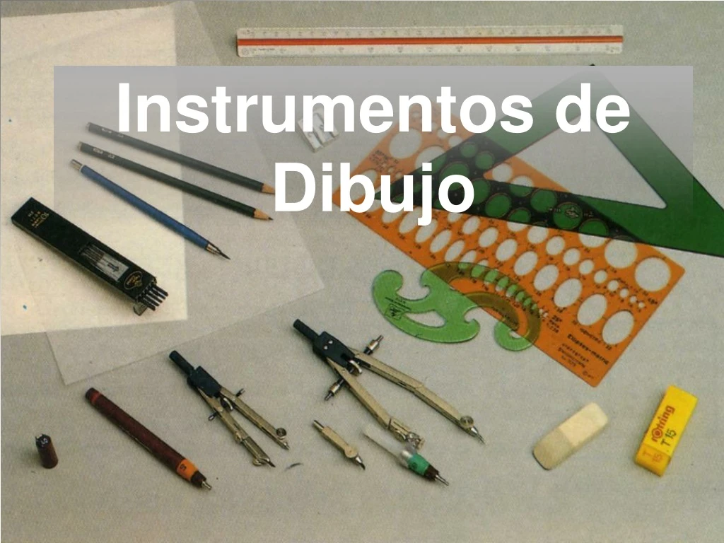 instrumentos de dibujo