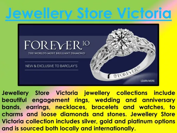 Jewellery Store Victoria