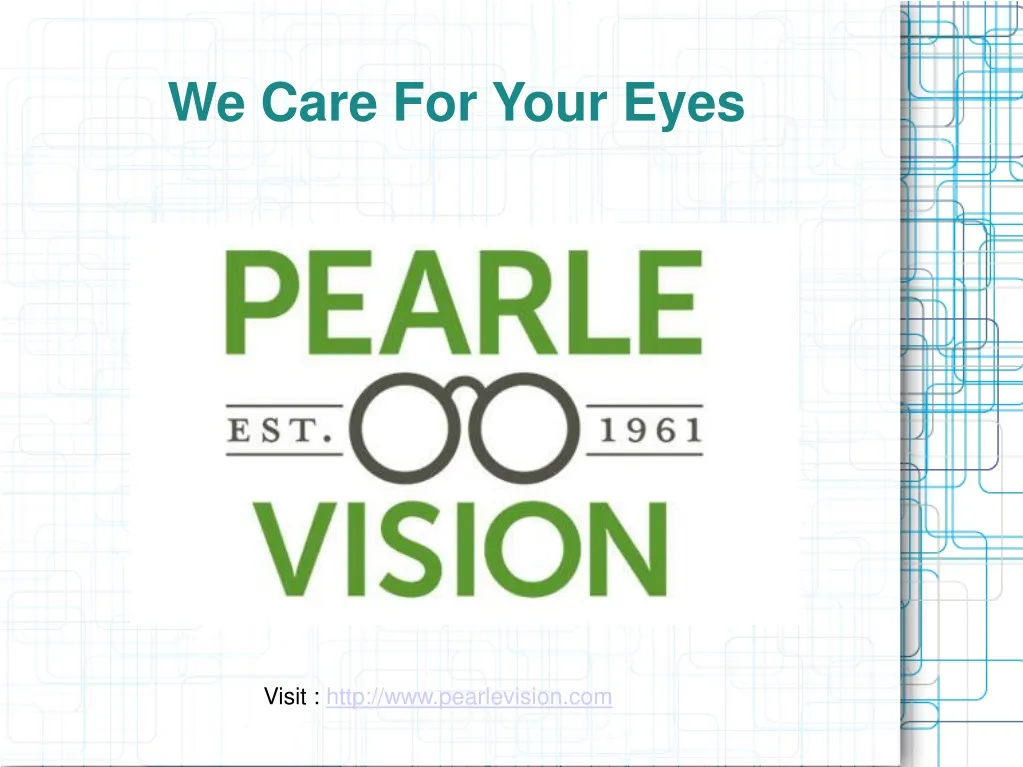 we care for your eyes