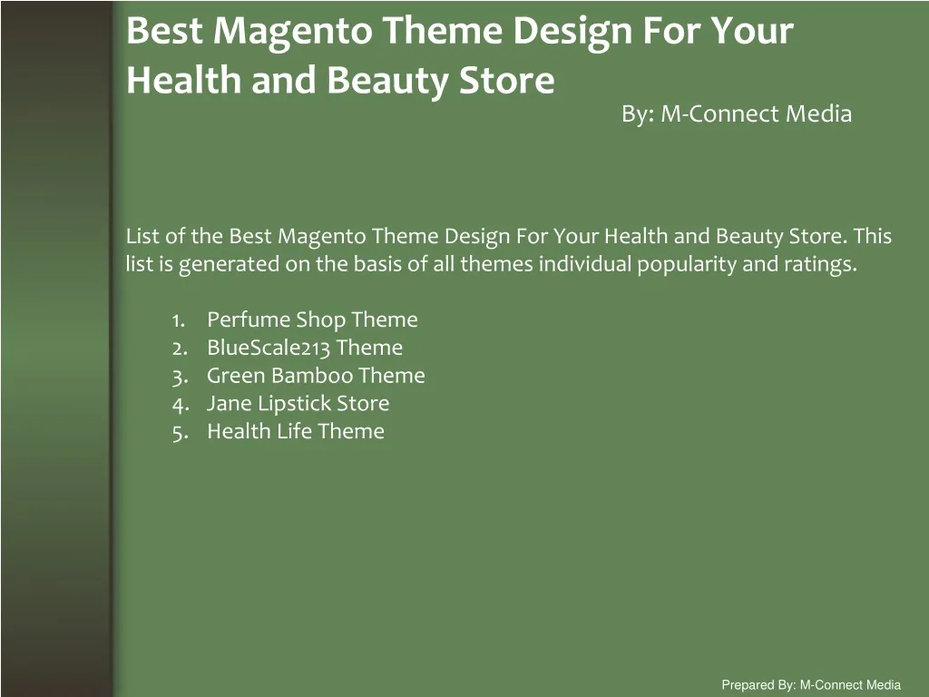 best magento theme design for your health