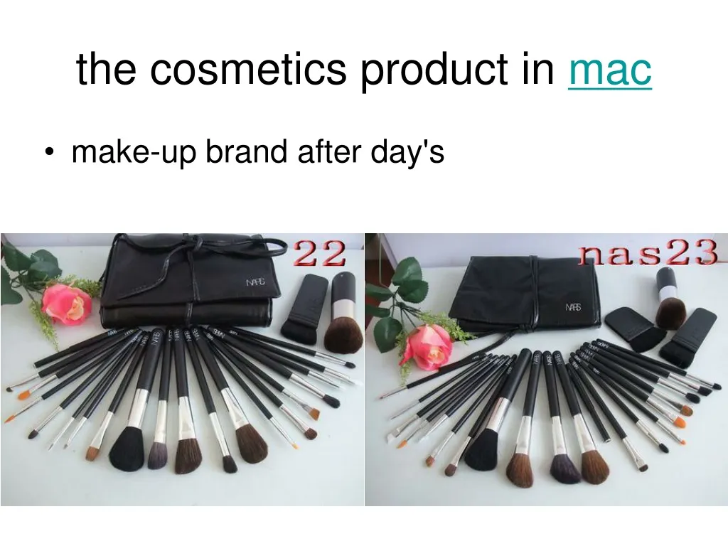 the cosmetics product in mac
