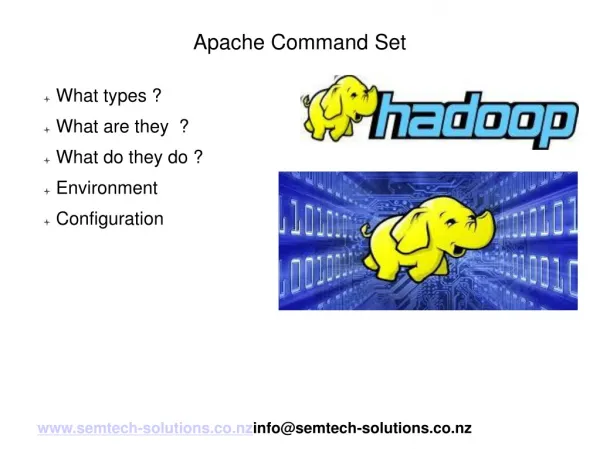 An introduction to the Apache Hadoop command set