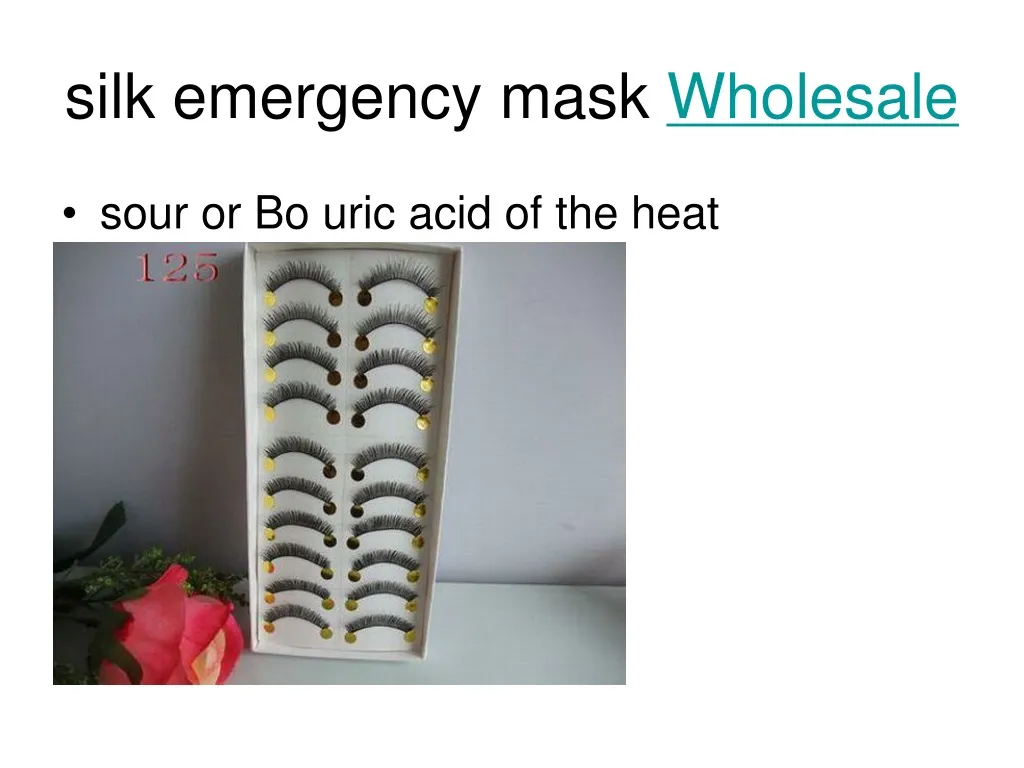 silk emergency mask wholesale