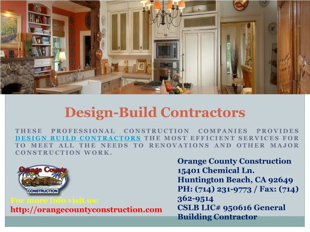 design build contractors