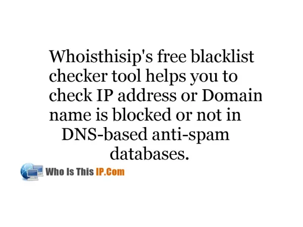 How to Check If Your IP Address is Blacklisted?