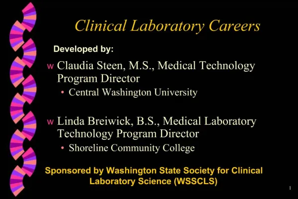Clinical Laboratory Careers
