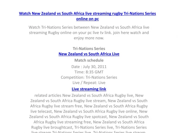 watch new zealand vs south africa live streaming rugby tri-n