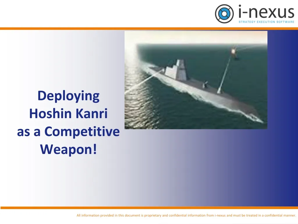deploying hoshin kanri as a competitive weapon