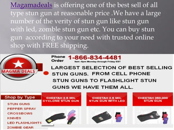 Buy stun Gun at magmadeals