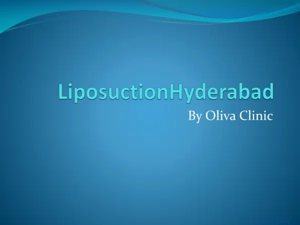 Liposuction Hyderabad