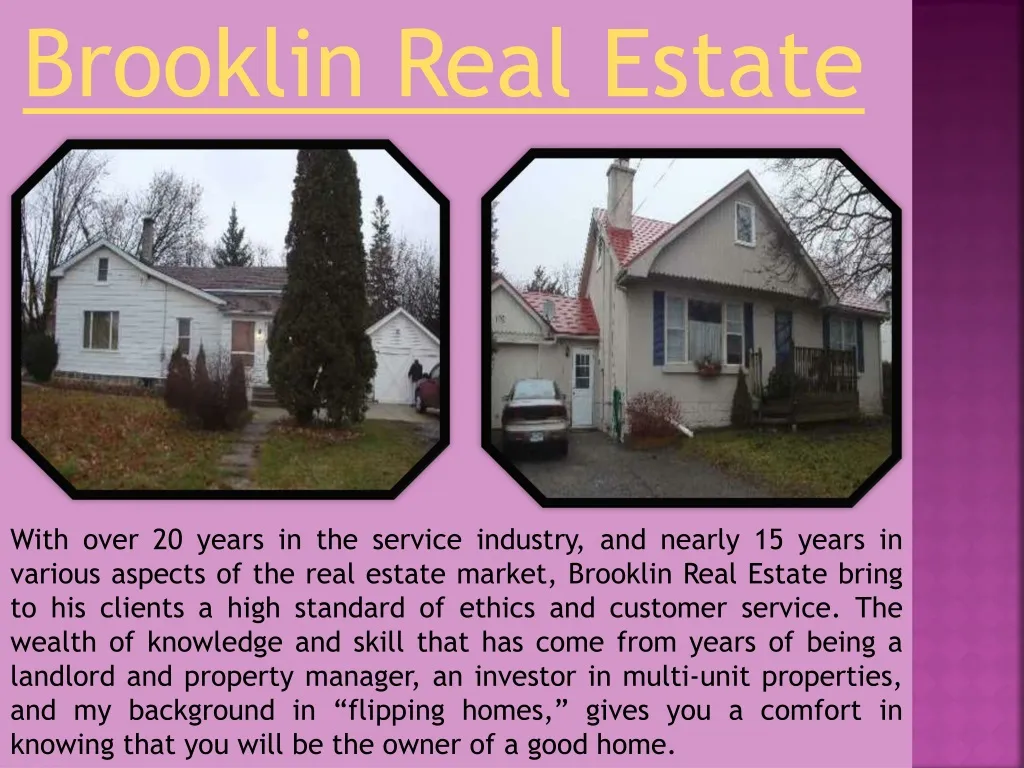 brooklin real estate