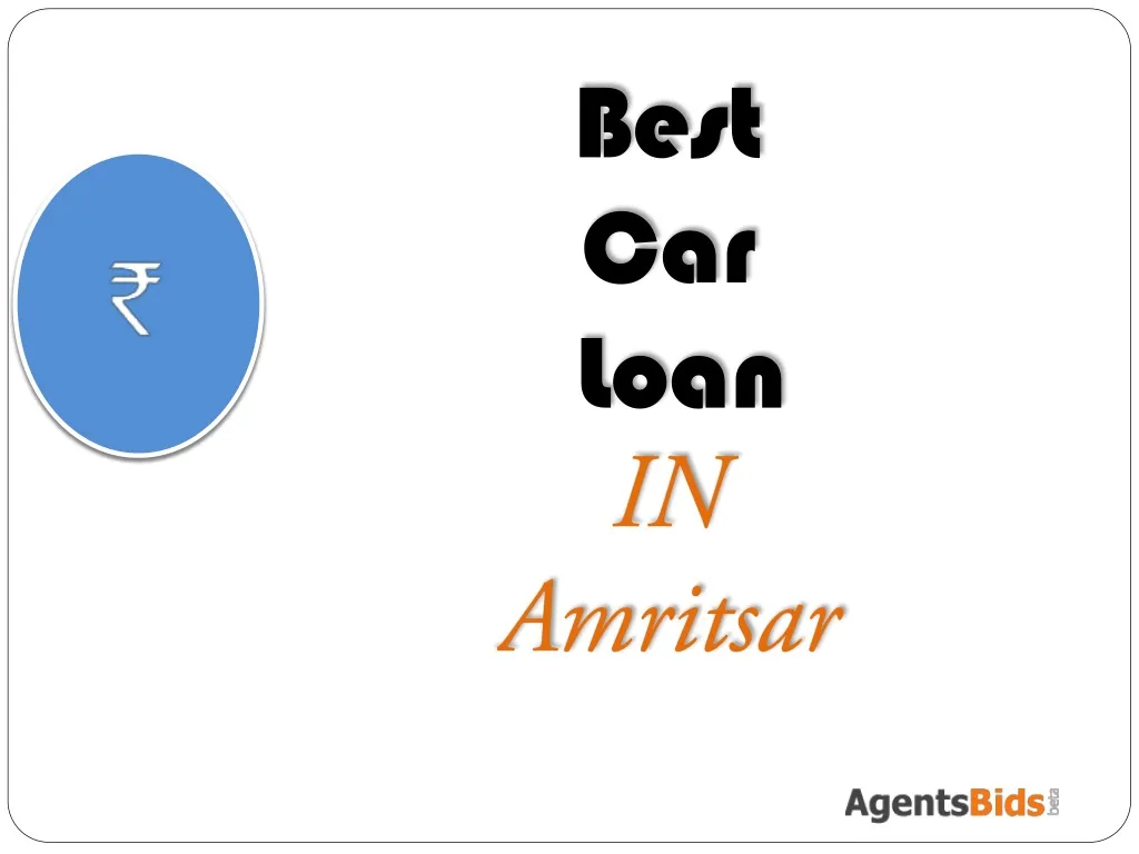 best car loan in amritsar