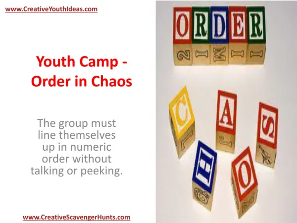 Youth Camp - Order in Chaos