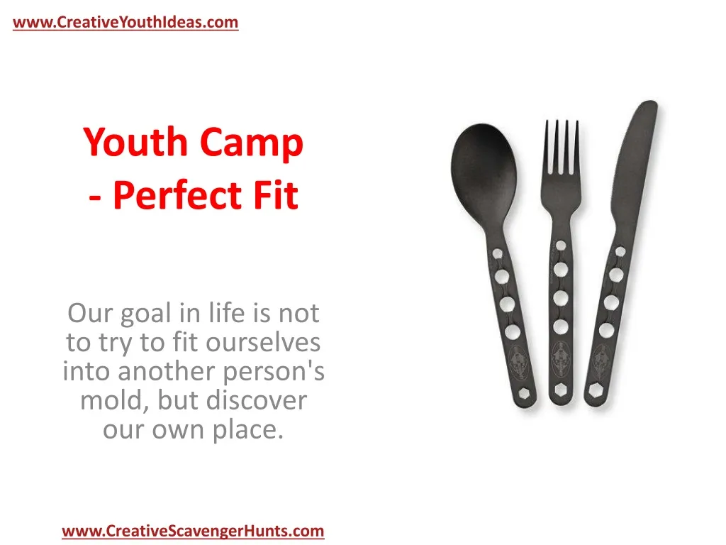 youth camp perfect fit