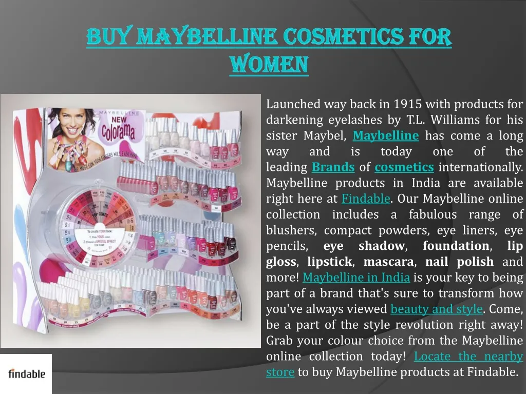 buy maybelline cosmetics for women