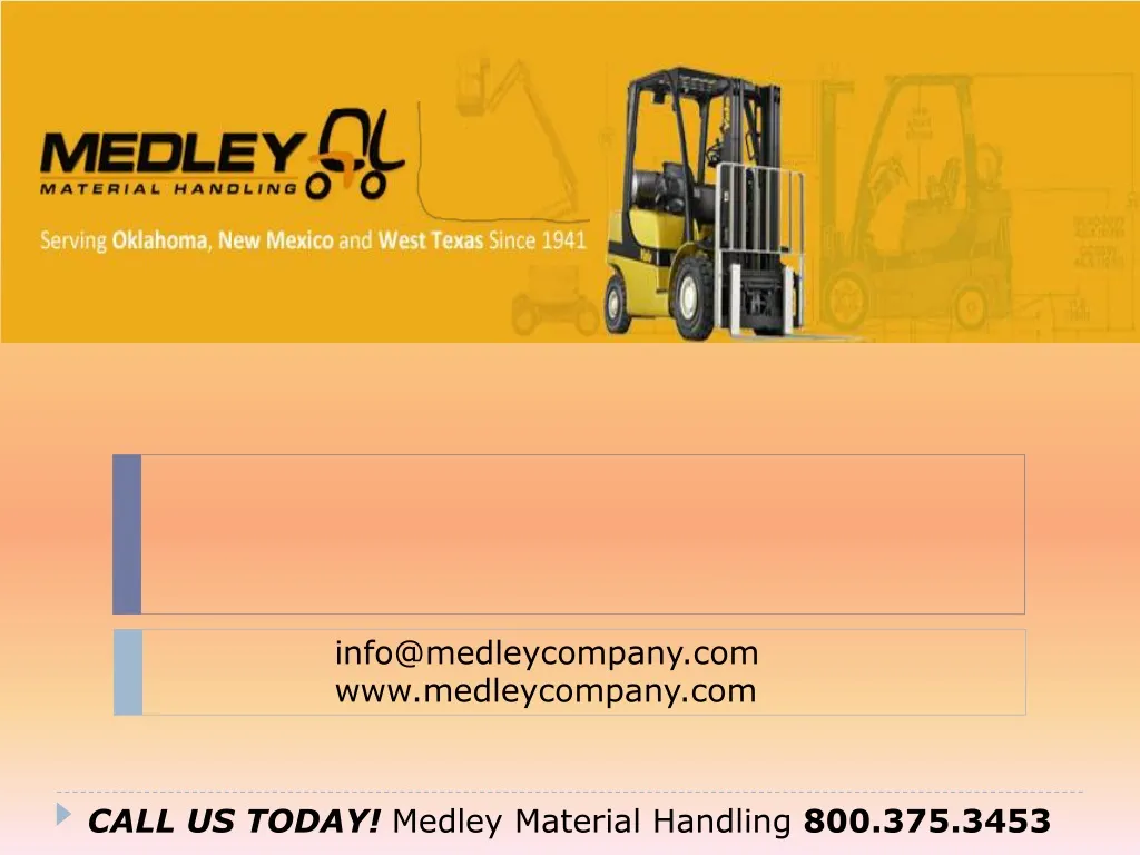 info@medleycompany com www medleycompany com