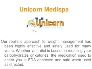 Unicorn Medispa - slide 1