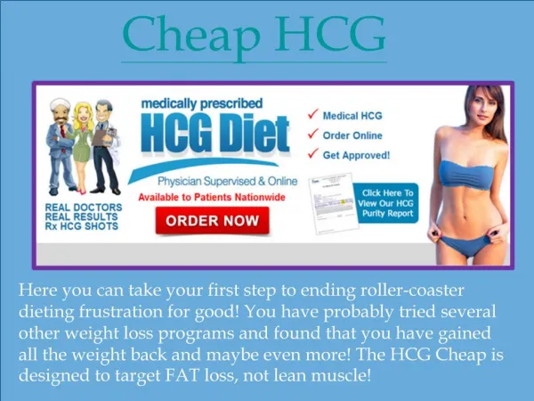 Purchase HCG Injections