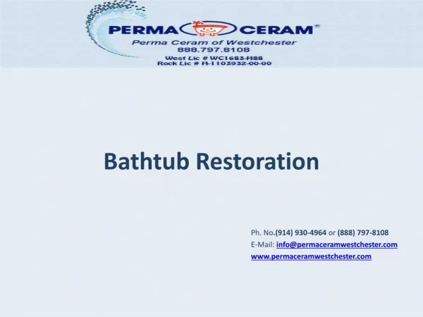 Bathtub Restoration
