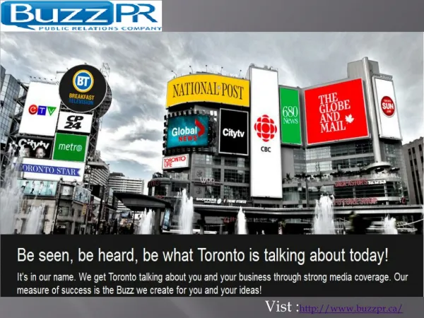 BuzzPR - Public Relations Toronto | PR Agency
