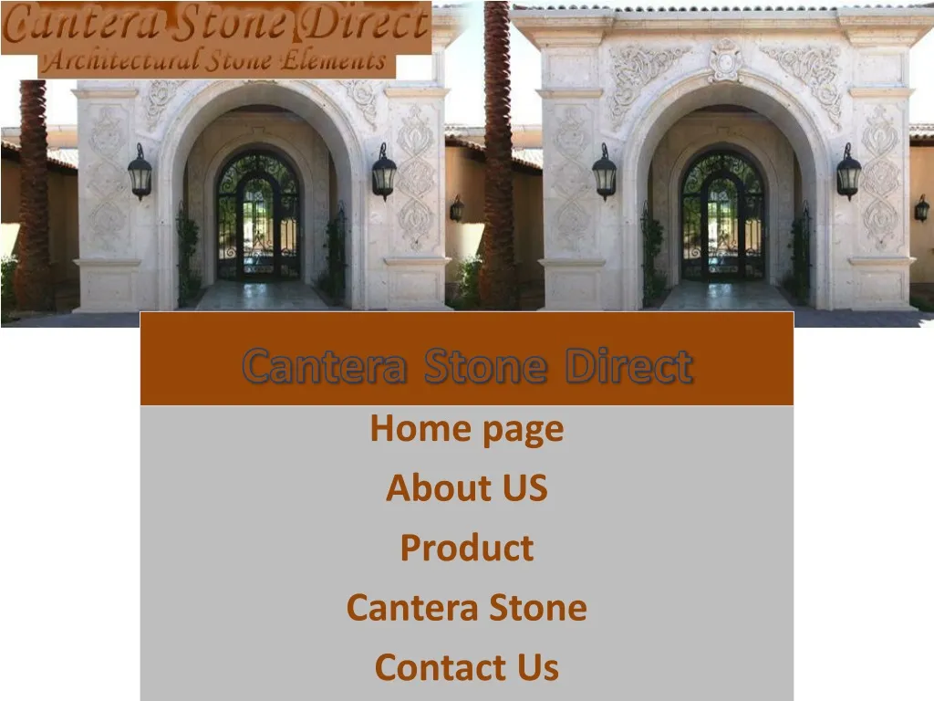 home page about us product cantera stone contact us