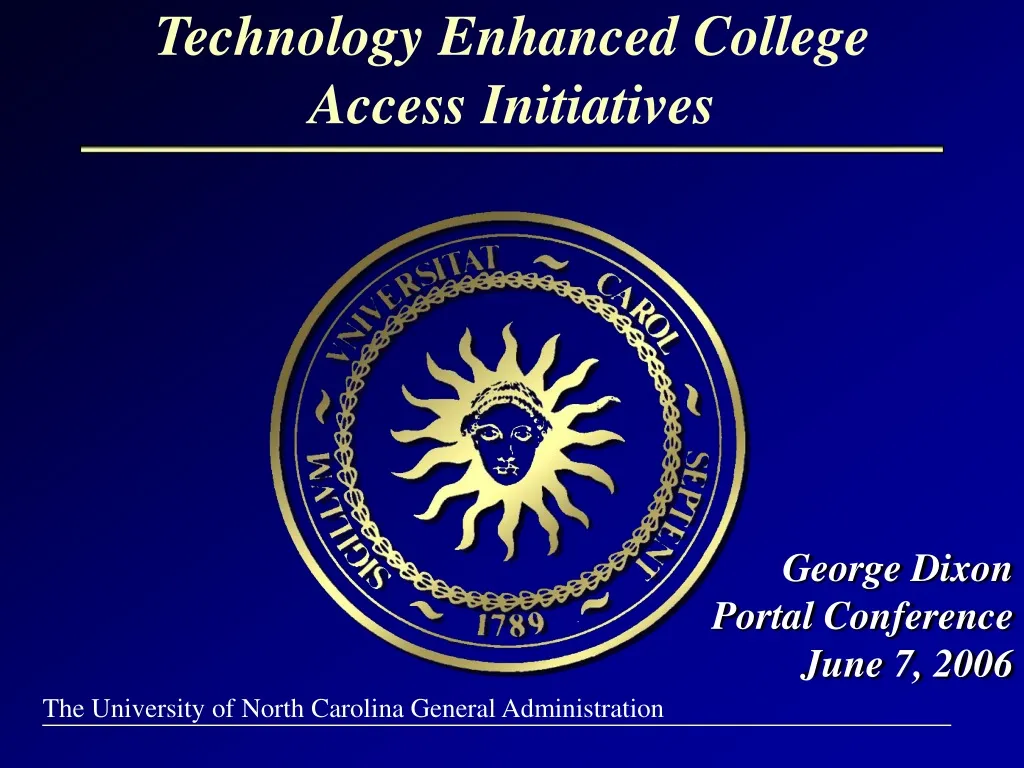 technology enhanced college access initiatives