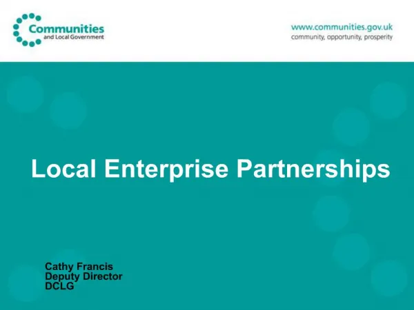 Local Enterprise Partnerships