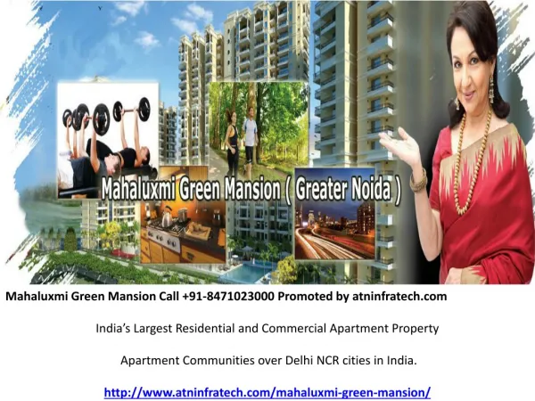Mahaluxmi Green Mansion Flats Zeta 1 Greater Noida