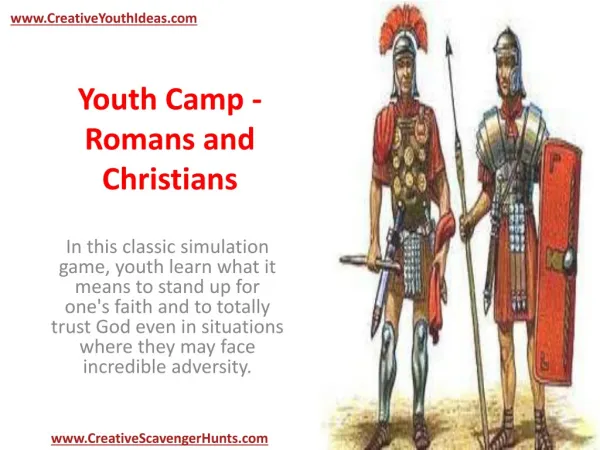 Youth Camp - Romans and Christians