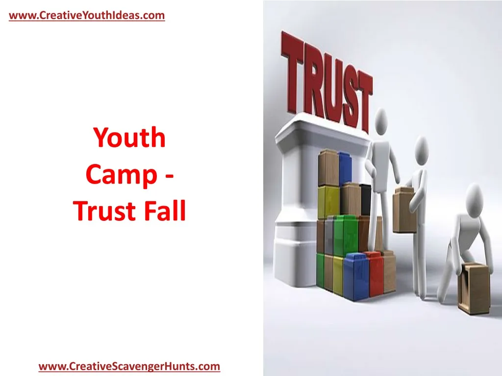youth camp trust fall