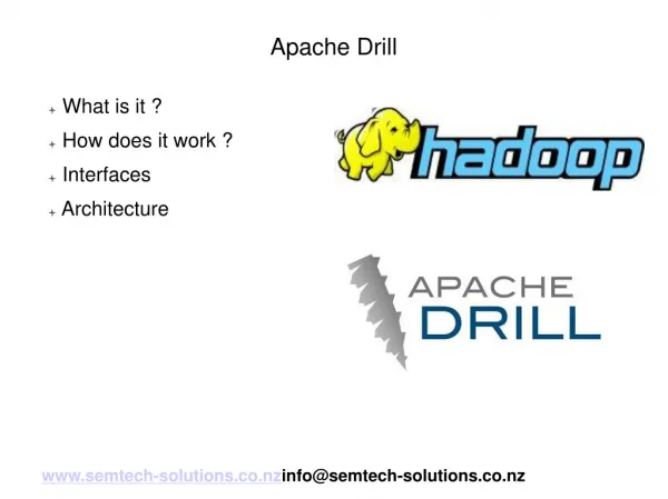 An introduction to Apache Drill