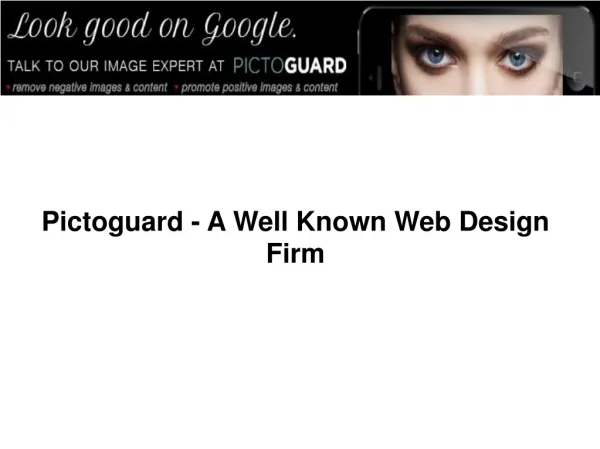 Pictoguard - A Well Known Web Design Firm