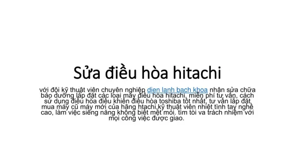 s a i u h a hitachi